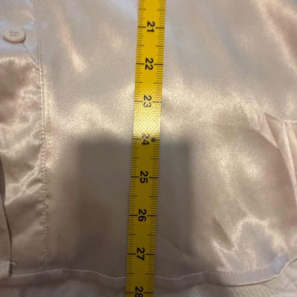 Satin Button Down - Picture 4 of 7